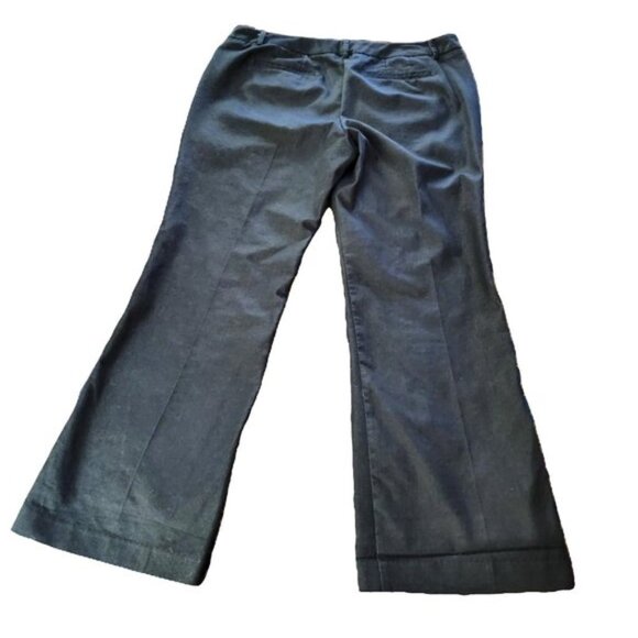 New York & Company Dress Trouser Pants Stretch Button Zip Black Size 14 Average - Picture 4 of 15